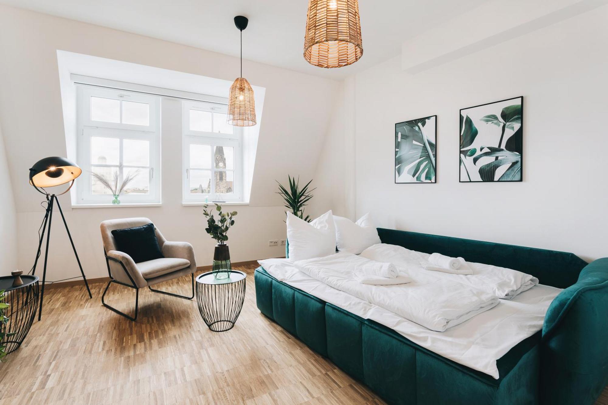 Oasis Appart - Wohnen In Dresden - Netflix - Tiefgarage - Dachterrasse 部屋 写真